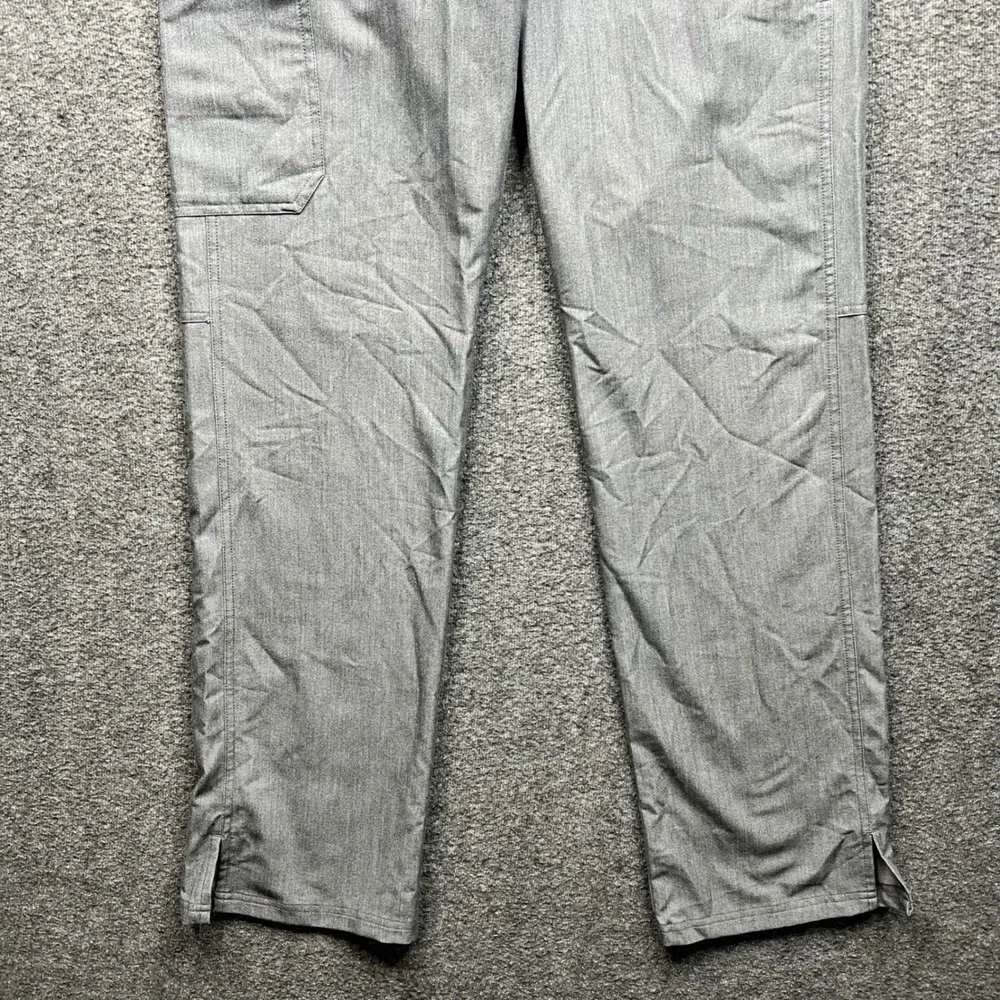 FIGS Scrub Pants Mens Medium Tall Gray Pockets Drawstring T21004T